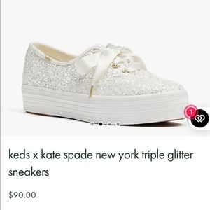 Keds Kate Spade New York Triple Glitter Sneakers